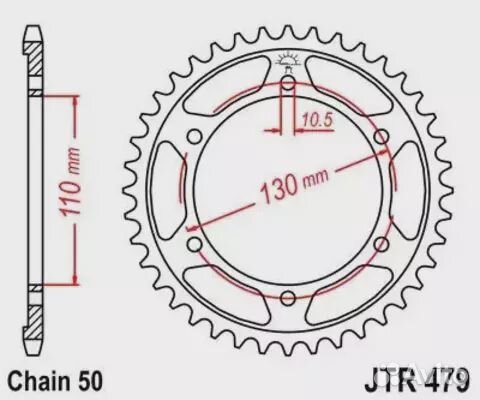 Звезда ведомая JTR479 38