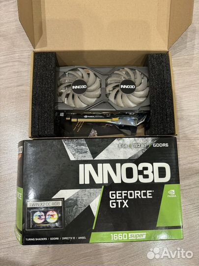 Видеокарта gtx 1660 super 6gb