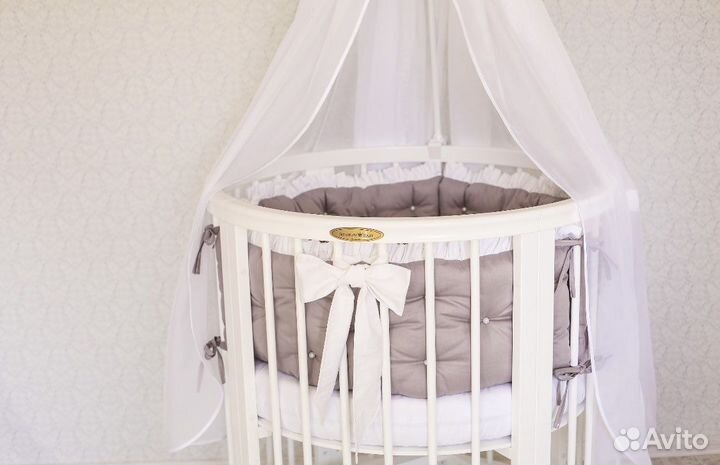 Постальное бельё Сатин 10 в 1 на детскую кроватку