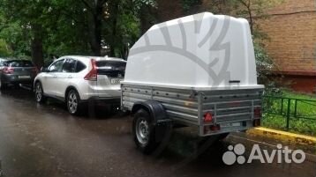 Прицеп с крышкой 01.026. Дачные переезды