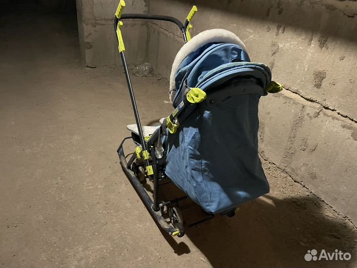 Детские санки коляска бу