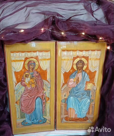 Иконы Иисуса Христа и Богородицы