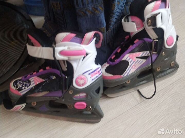Коньки детские раздвижные 29 32