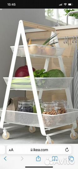 Тележка на колесиках IKEA, новая