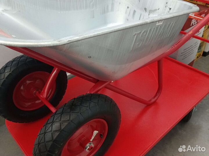 Тачка строительная на 2 колесах