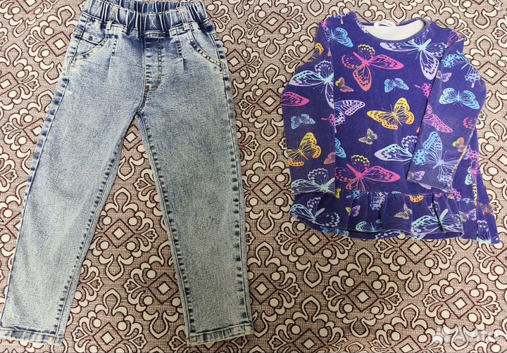 Вещи пакетом на девочку 128