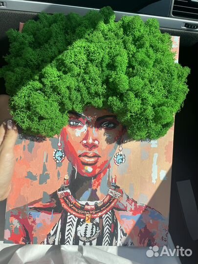 Картины с мхом на заказ