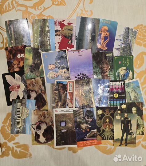 Карманные календарики СССР 100 шт