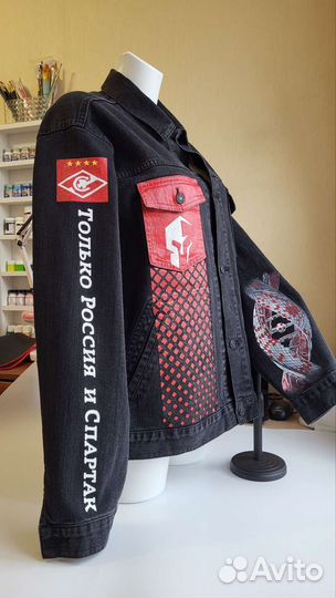 Кастом, роспись одежды, косухи, джинсовки, сумки