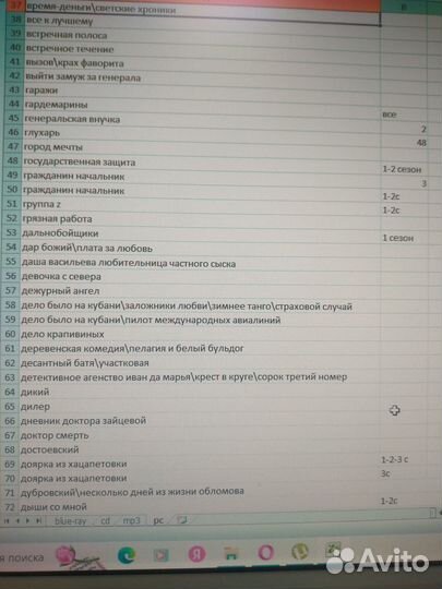 Dvd диски с российскими сериалами