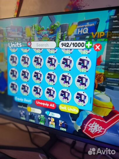 Юниты toilet tower defense roblox