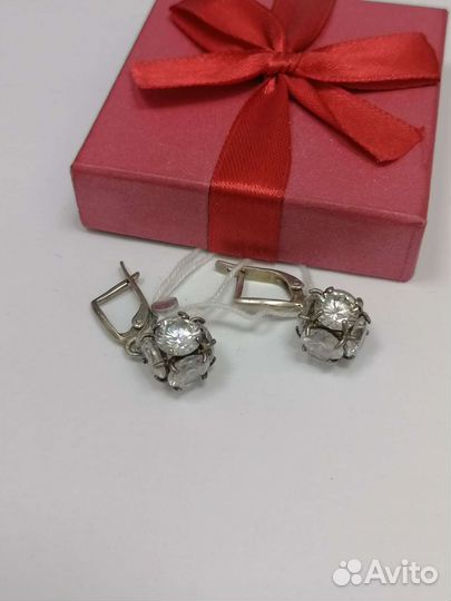 Серебряные серьги проба 925 Арт.004094000123