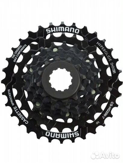 Кассета для велосипеда Shimano, HG200, 7ск, 12-32