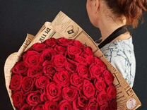 Букеты Цветы Красные Розы 51- 3500