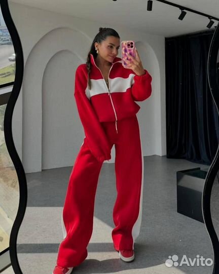 Костюм двойка женский с начесом зимняя