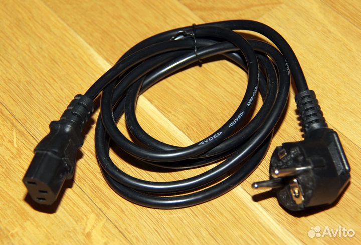 Кабель питания для компьютера, монитора - 1,8 м