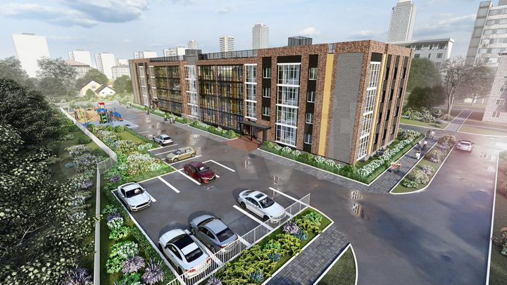 2-к. квартира, 39,3 м², 4/4 эт.