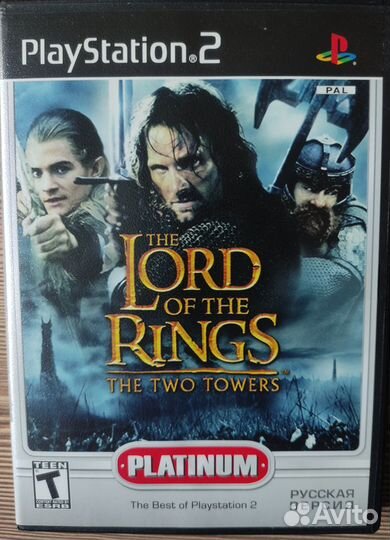 Диски PS2: The lord of the rings;Syberia 2