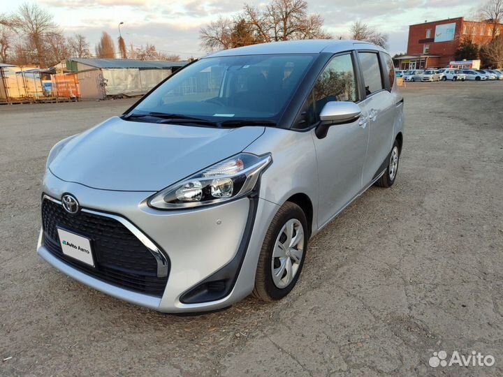 Toyota Sienta 1.5 CVT, 2019, 78 000 км