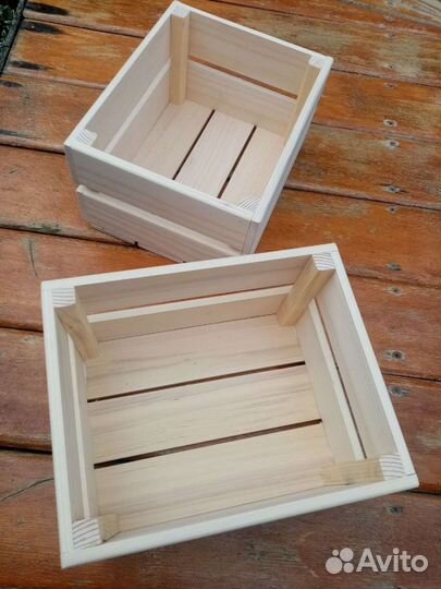 Ящик деревянный для хранения decor