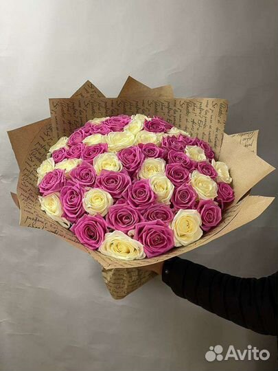 Цветы букеты розы