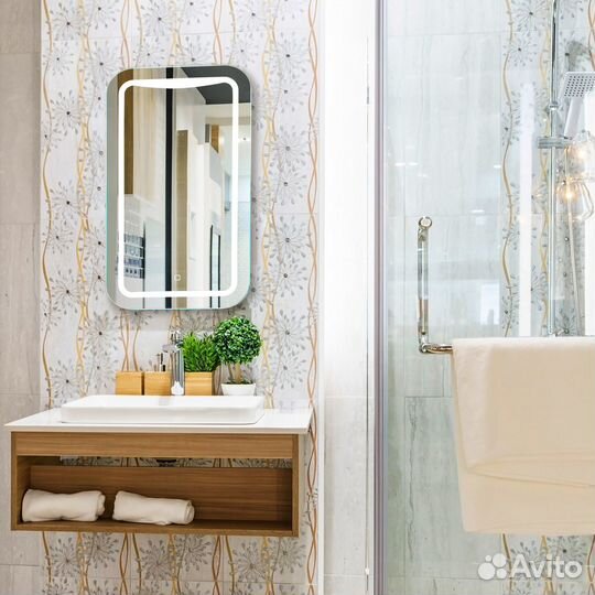 Зеркало 400х700 с led подсветкой и сенсорным выкл