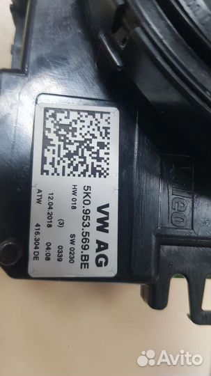 Подрулевой шлейф VAG VW Skoda 5K0953569BE