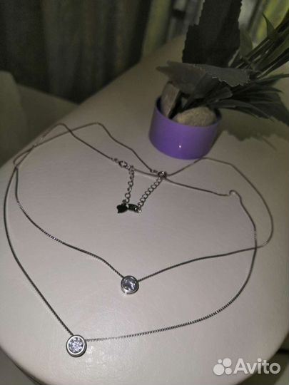 Колье серебро 925проба