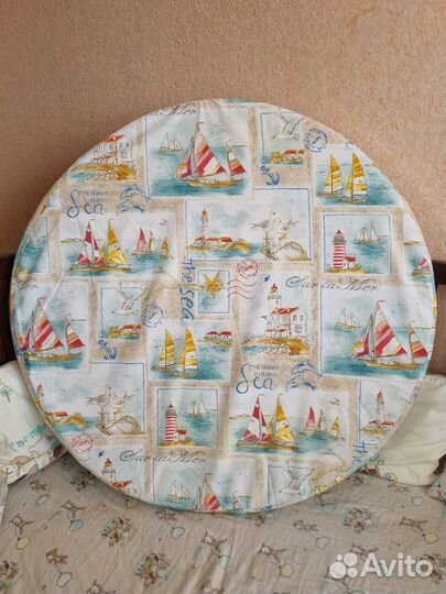 Простынь круглая на резинке