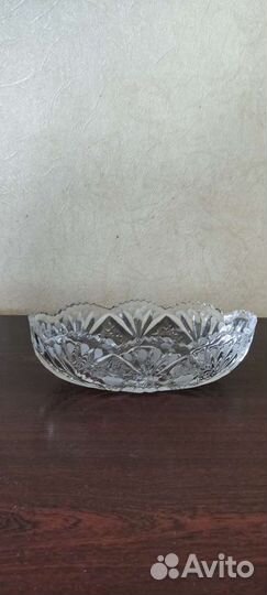 Салатник хрустальный