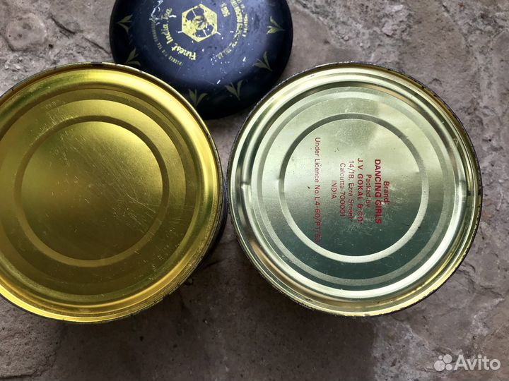 Банка винтажная от чая