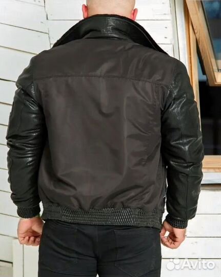 Мужская зимняя куртка овчина