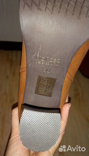 Ria Rosa, сапоги деми, нат нубук, размер 38-39