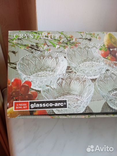 Набор из 6-ти розеток для варенья, салатов