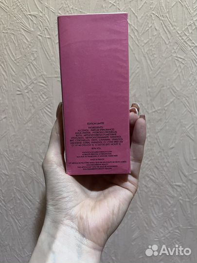 Духи Dolce gabbana l