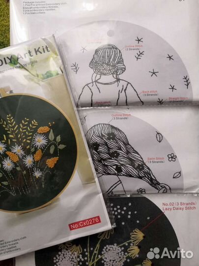 Наборы для вышивки новые