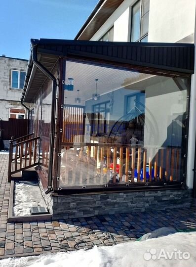 Мягкие окна для террас