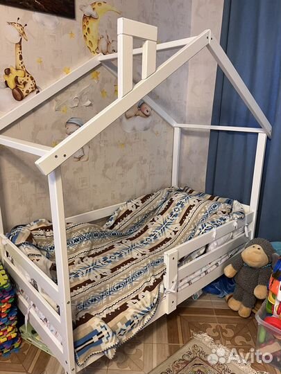 Детская кровать 160 на 80 с матрасом