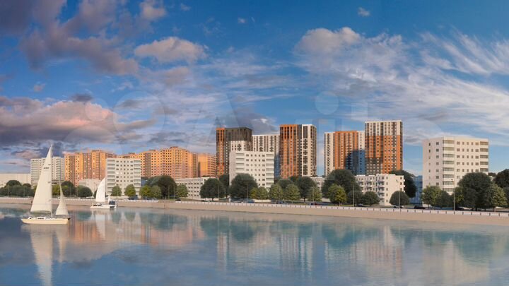 1-к. квартира, 45,3 м², 16/24 эт.