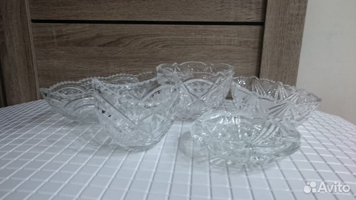 Вазы хрустальные