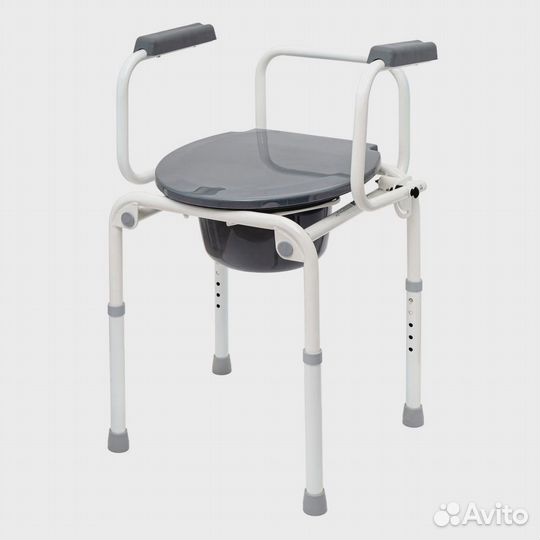 Кресло-туалет со складными подлокотниками Barry