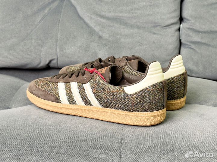 Кроссовки муские Adidas Samba Dark Brown Оригинал