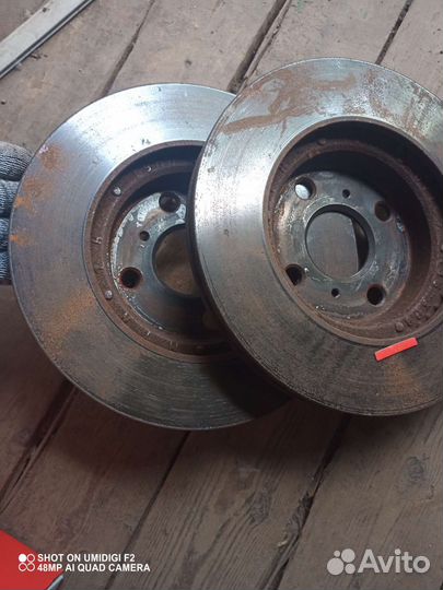 Тормозные диски Toyota Vitz, Yaris(оригинал)