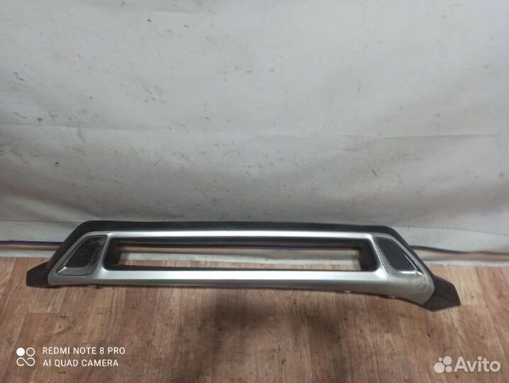 Накладка бампера передняя Mitsubishi Outlander 3