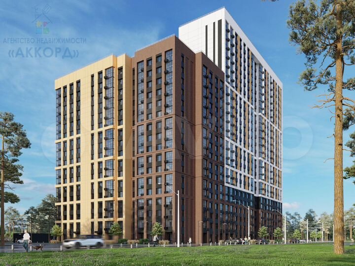 2-к. квартира, 59 м², 2/24 эт.