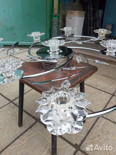 Люстра потолочная бу