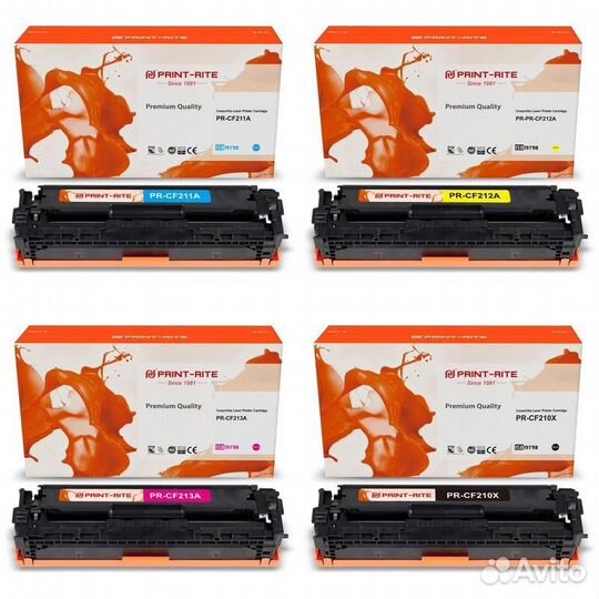 Картридж Print-Rite PR-CF212A-CF213A-CF211A-CF210X