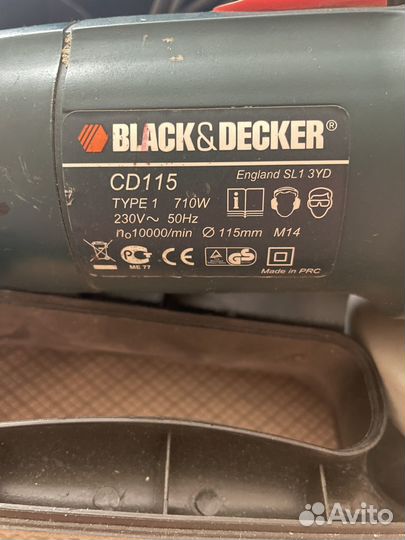 Black decker болгарка