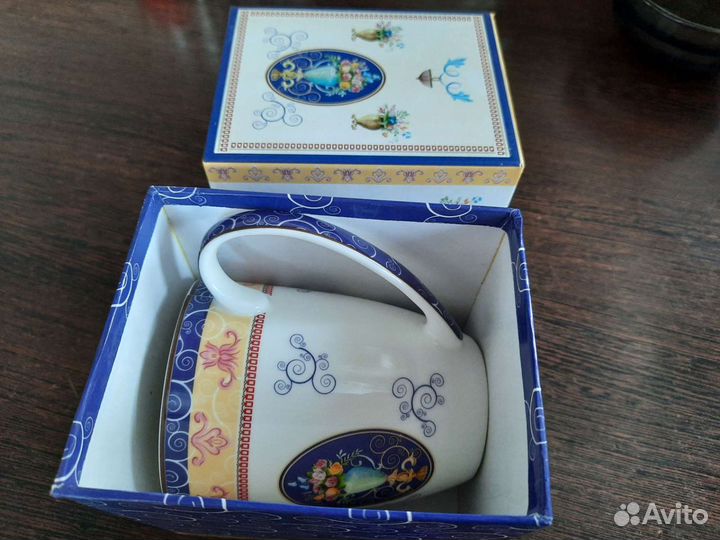 Новая кружка фарфор в подарочной коробке, 250мл