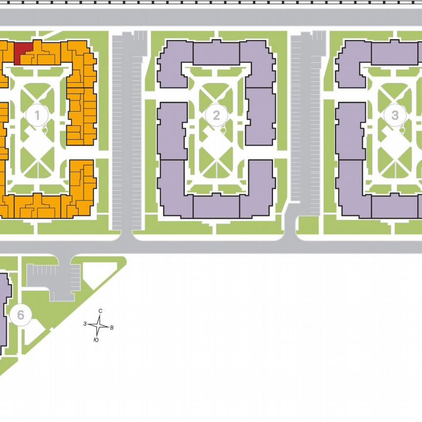 3-к. квартира, 77,7 м², 1/4 эт.